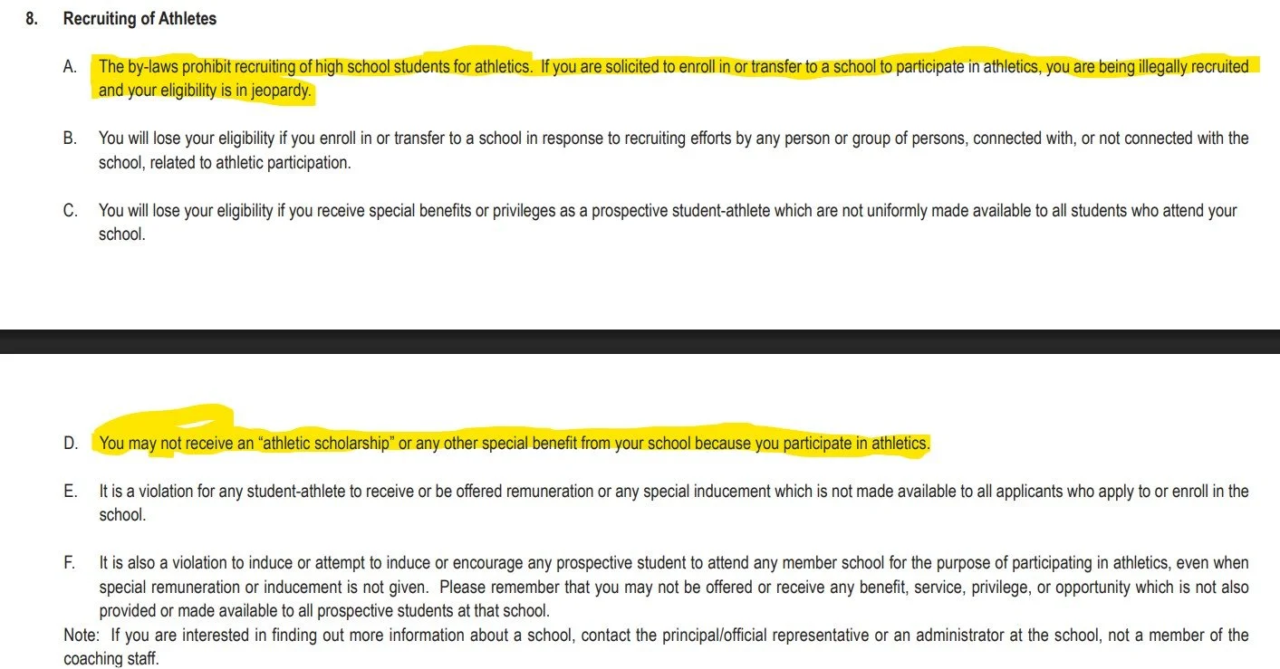Legal Cheating in IHSA Sports is Ruining “The Experience”